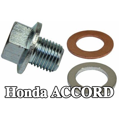 METZGER سدادة حوض الزيت M14x1, 5, مع حلقات مانعة للتسرب — Honda Accord