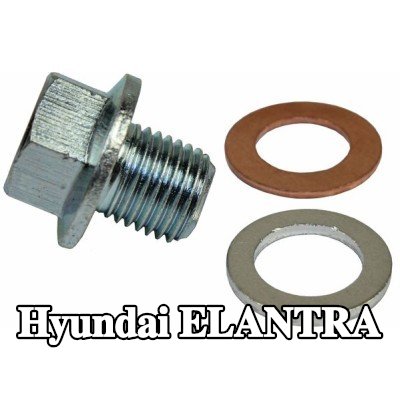 METZGER سدادة حوض الزيت M14x1, 5, مع حلقات مانعة للتسرب — Hyundai Elantra