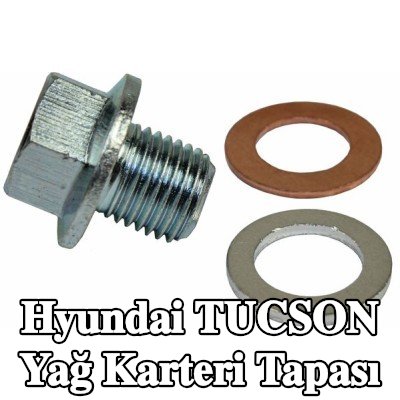 METZGER Yağ karteri tapası M14x1, 5, conta halkalı — Hyundai Tucson
