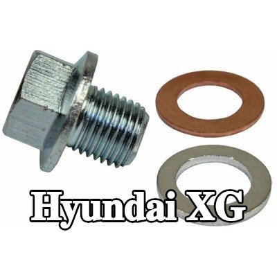 METZGER سدادة حوض الزيت M14x1, 5, مع حلقات مانعة للتسرب — Hyundai Xg