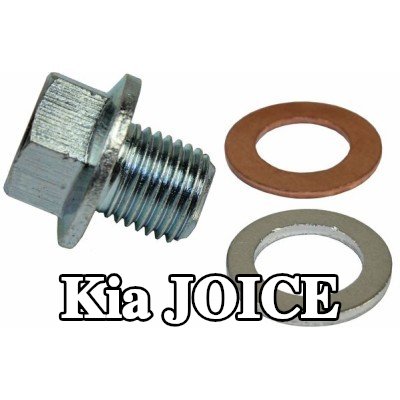 METZGER سدادة حوض الزيت M14x1, 5, مع حلقات مانعة للتسرب — Kia Joice