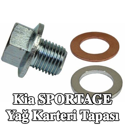 METZGER Yağ karteri tapası M14x1, 5, conta halkalı — Kia Sportage