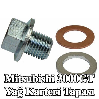 METZGER Yağ karteri tapası M14x1, 5, conta halkalı — Mitsubishi 3000gt