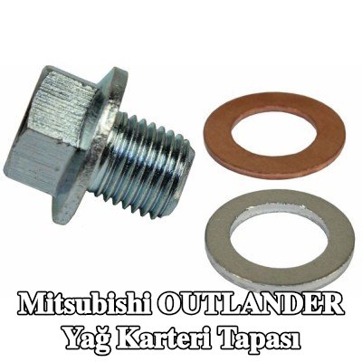 METZGER Yağ karteri tapası M14x1, 5, conta halkalı — Mitsubishi Outlander