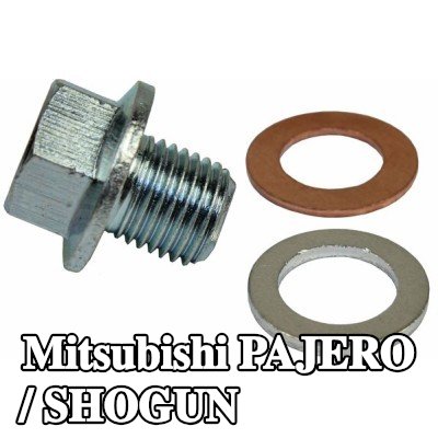 METZGER سدادة حوض الزيت M14x1, 5, مع حلقات مانعة للتسرب — Mitsubishi Pajero / Shogun