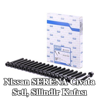 AJUSA Cıvata Kiti, silindir kafası M11, 110mm — Nissan Serena