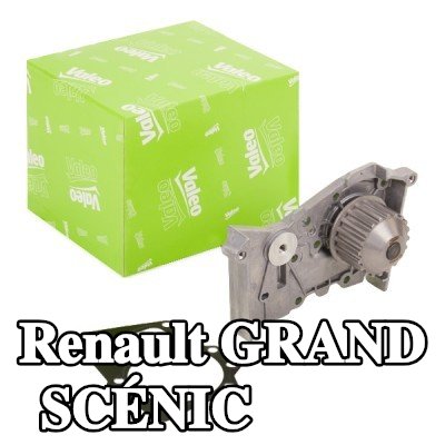 VALEO مضخة مياه بدون غطاء, مع حشيات/مانعات تسرب — 2004 Renault Grand Scénic