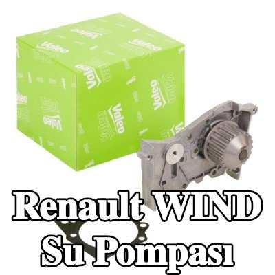 VALEO Kapaksız su pompası, conta/sızdırmazlık elemanları ile — Renault Wind