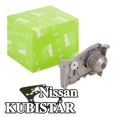 VALEO مضخة مياه بدون غطاء, مع حشيات/مانعات تسرب — Nissan Kubistar