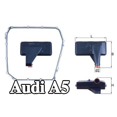 MAHLE مجموعة مرشح ناقل الحركة الأوتوماتيكي مع حشية/سداد — 2012 Audi A5