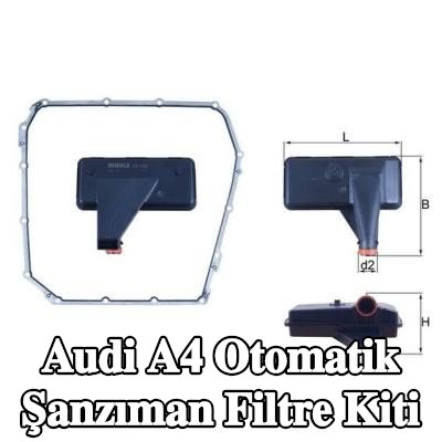 MAHLE Conta/sızdırmazlık elemanı içeren otomatik şanzıman filtre kiti — 2016 Audi A4