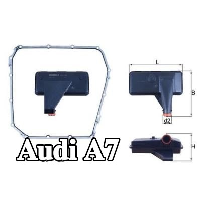 MAHLE مجموعة مرشح ناقل الحركة الأوتوماتيكي مع حشية/سداد — Audi A7