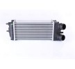 NISSENS Hızlı bağlantı parçası olmayan Intercooler, Sol konektör, açılı, Sağ konektör, açılı — 2005 Citroën Berlingo (1)