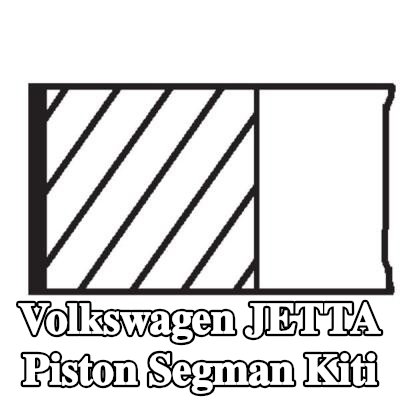 MAHLE Piston Segman Kiti — 1990 Volkswagen Jetta