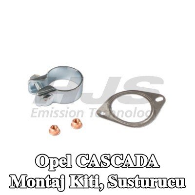 HJS Montaj Kiti, kelepçeli susturucu — Opel Cascada