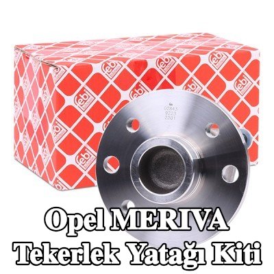 FEBI BILSTEIN Tekerlek yatağı kiti Arka Aks Sol, Arka Aks Sağ, Tekerlek göbeğine entegre tekerlek yatağı, entegre ABS sensörü ile, tekerlek göbeği ile — 2003 Opel Meriva