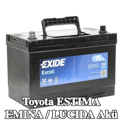 EXIDE Excell Akü — Toyota Estima Emina / Lucida