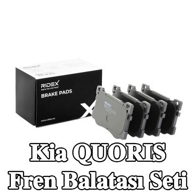 RIDEX Fren balatası seti Ön Aks, 17, 7mm, aksesuarlarla — 2016 Kia Quoris