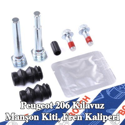 BOSCH Kılavuz manşon kiti, fren kaliperi — Peugeot 206