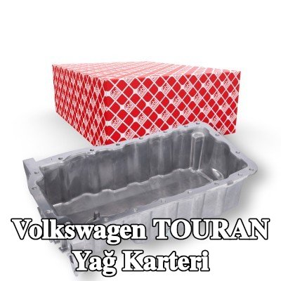 FEBI BILSTEIN Yağ tahliye tapalı yağ karteri, yağ seviyesi sensörü için delikli, conta halkası ile — 2003 Volkswagen Touran