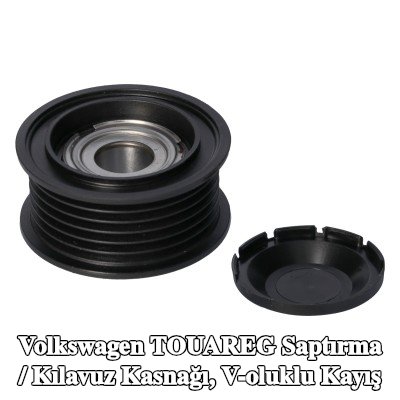 FEBI BILSTEIN Saptırma / kılavuz kasnağı, V-ribbed belt Outer Diameter: 60mm — Volkswagen Touareg