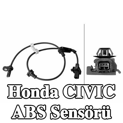 HELLA ABS sensörü Ön Aks, klips ile — 2017 Honda Civic