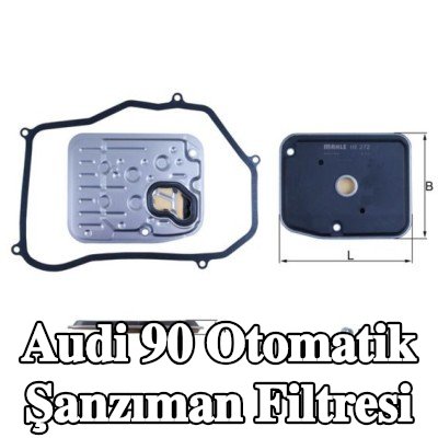 MAHLE Conta/sızdırmazlık elemanlı otomatik şanzıman filtresi — Audi 90