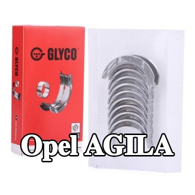 GLYCO محمل العمود المرفقي من سبائك الألومنيوم على قاعدة فولاذية — Opel Agila