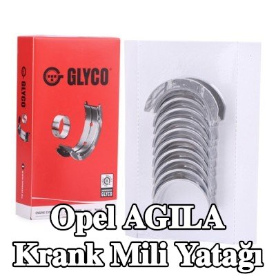 GLYCO Çelik tabanlı alüminyum alaşımlı krank mili yatağı — Opel Agila