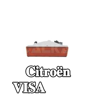 ALKAR مؤشر جانبي أمامي أيمن, برتقالي — Citroën Visa