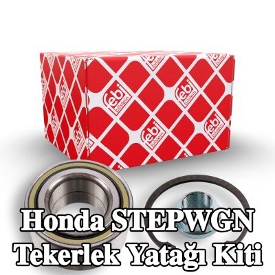 FEBI BILSTEIN Tespit halkalı tekerlek yatağı kiti, aks somunu ile — Honda Stepwgn
