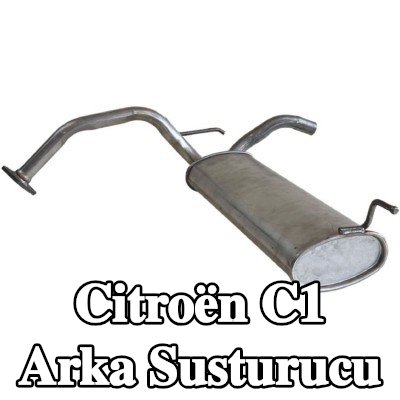 BOSAL Arka susturucu — Citroën C1