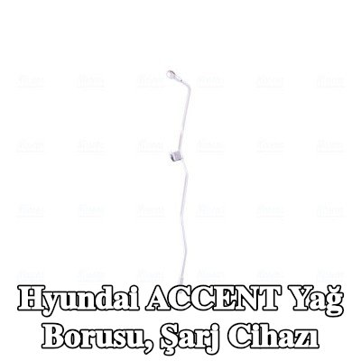NISSENS Yağ Borusu, şarj cihazı — 2008 Hyundai Accent