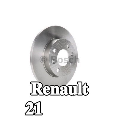 BOSCH القطر الخارجي لقرص المكابح: 237, 8mm, صلب, مشحم, مع مسامير/براغي — 1990 Renault 21