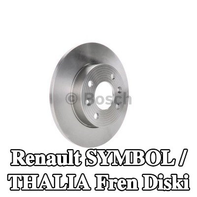 BOSCH Fren diski Dış Çap: 237, 8mm, düz, Yağlanmış, cıvata/vida ile — 2012 Renault Symbol / Thalia