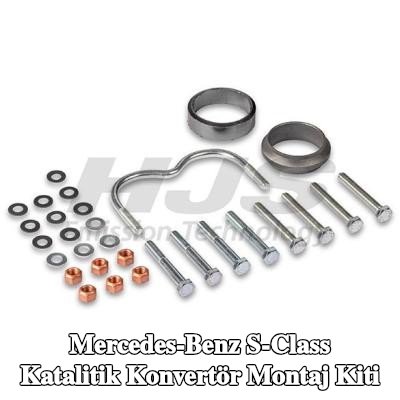 HJS Katalitik konvertör montaj kiti — 1990 Mercedes-Benz S-Class