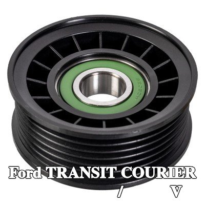 FEBI BILSTEIN بكرة الانحراف/التوجيه, V-ribbed belt Outer Diameter: 72mm — Ford Transit Courier