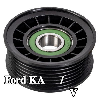 FEBI BILSTEIN بكرة الانحراف/التوجيه, V-ribbed belt Outer Diameter: 72mm — Ford Ka