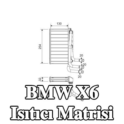 VALEO Isıtıcı matrisi — BMW X6