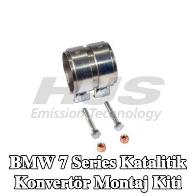 HJS Katalitik konvertör montaj kiti — 2000 BMW 7 Series