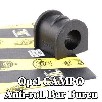TEDGUM Ön aks stabilizatör çubuğu burcu, iç, 24mm — Opel Campo