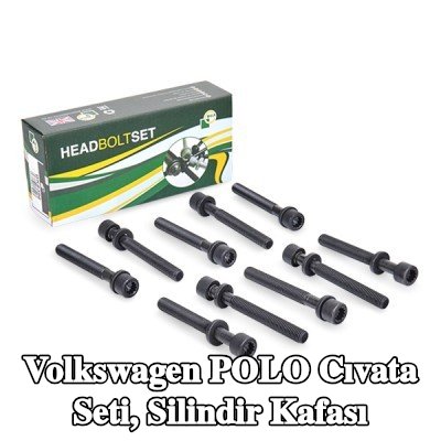 BGA Cıvata Kiti, silindir kafası M11 — 1992 Volkswagen Polo