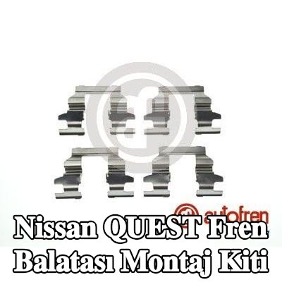 AUTOFREN SEINSA Fren balatası montaj kiti Arka Aks — Nissan Quest