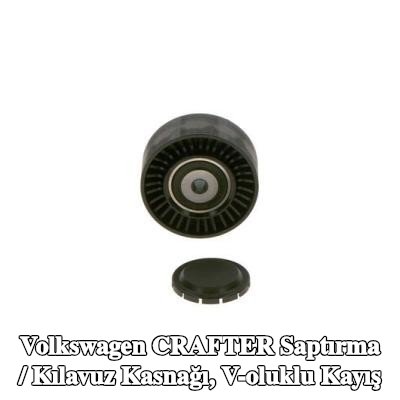 BOSCH Saptırma / kılavuz kasnağı, V-ribbed belt Ø: 70mm — 2012 Volkswagen Crafter