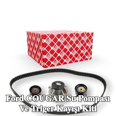 FEBI BILSTEIN Su pompası ve triger kayışı kiti Diş Sayısı: 129, Width: 25mm, su pompalı — Ford Cougar