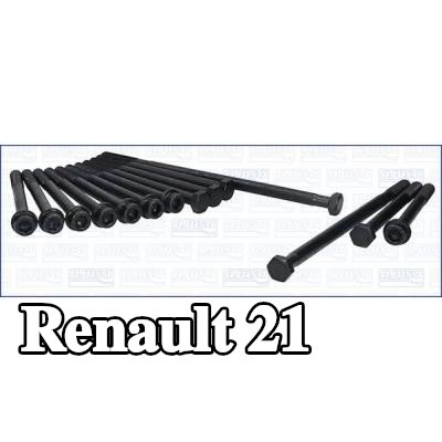 AJUSA مجموعة البراغي, رأس الأسطوانة M12, 134mm — Renault 21