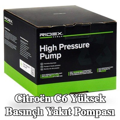 RIDEX REMAN Yüksek basınçlı yakıt pompası — 2005 Citroën C6
