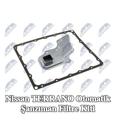 NTY Conta/sızdırmazlık elemanı içeren otomatik şanzıman filtre kiti — Nissan Terrano