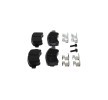 BOSCH Fren balatası seti 18, 8mm, gıcırtı önleyici plaka ile, cıvata/vida ile, aksesuarlarla, yaylı — Citroën Ami (5)