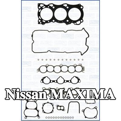 AJUSA مجموعة حشيات, رأس الأسطوانة الأيمن, مع حشية رأس الأسطوانة, مع أختام ساق الصمام — Nissan Maxima
